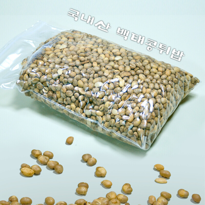 강원 뻥이오뻥콩튀밥류백태 뻥튀기/왕콩튀밥 1kg국내산 1kg  